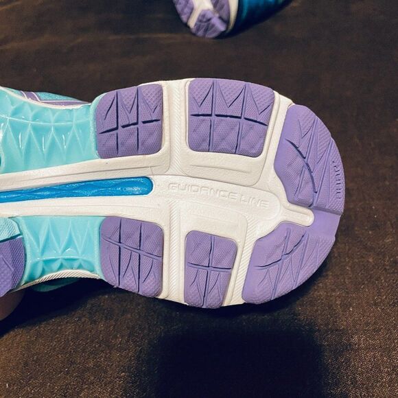 NEW ASICS GEL-Nimbus 18 Methyl Blue Purple White Womens Running Shoes Rare Find - Picture 7 of 16